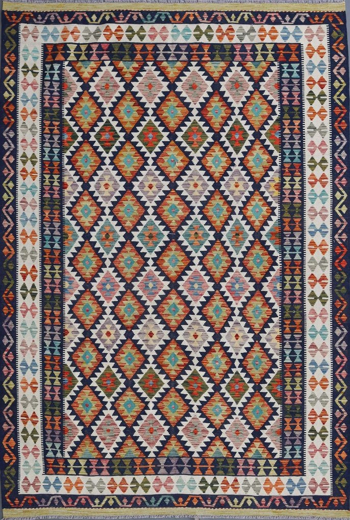 Kilim Tappeto 300x210 (Pakistan) Tessuto A Mano