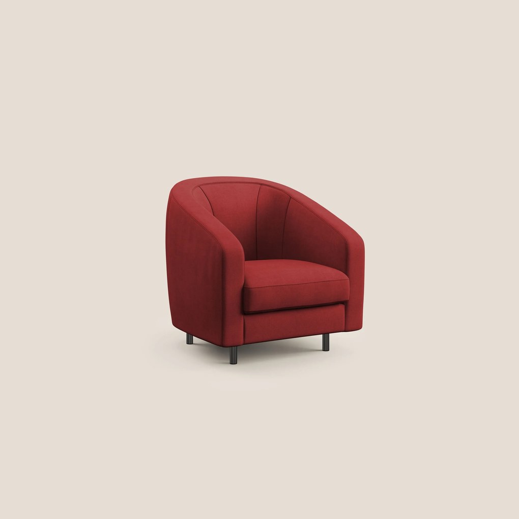 Pandora Poltroncina in tessuto morbido impermeabile T02 rosso