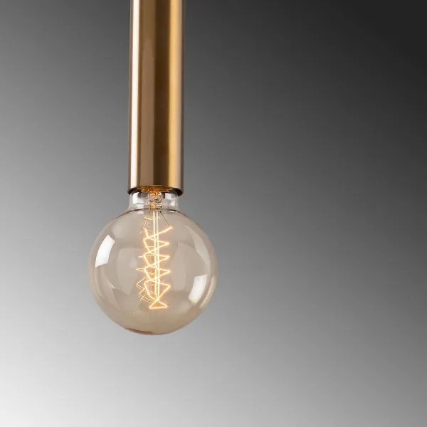 Lampadario a cavo TEMPO 5xE27/40W/230V dorato