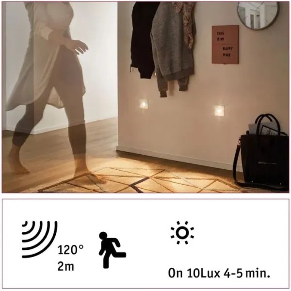 Paulmann 92923 - LED/1,1W Illuminazione scale con sensore WAND 230V 2700K