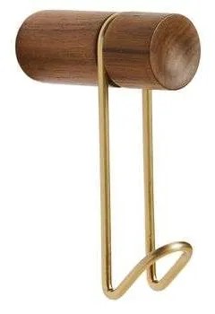 Woud - Around Wall Hanger Small Walnut/Brass Woud