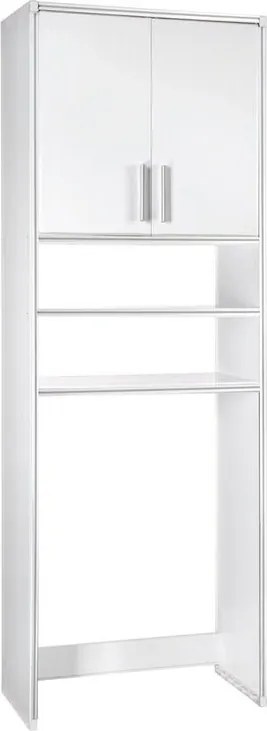 Mobile coprilavatrice Ada 2 ante in pvc bianco ottico ral_9016 P 26 x L 66.5 x H 190 cm