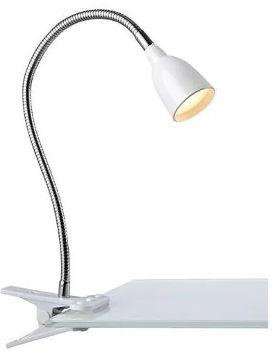 Markslöjd 106091 - Lampada da tavolo LED con morsetto TULIP LED/3W/230V bianca