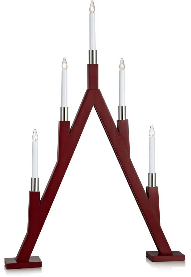 Decorazione luminosa natalizia rossa Bjurfors - Markslöjd