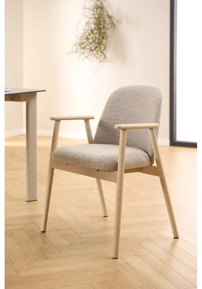 Sedia da pranzo beige Leo - Actona