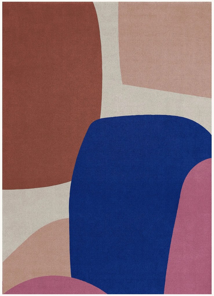 Tappeto in lana tessuto a mano Scandi