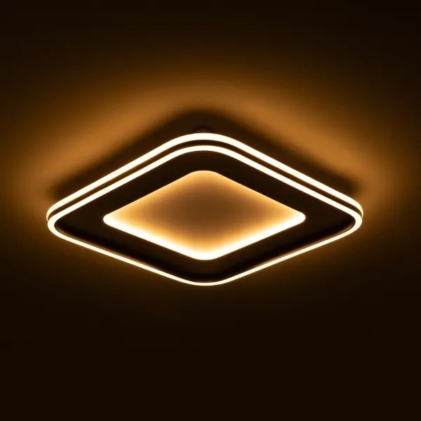 Brilagi - Lampada LED dimmerabile TRIVARO LED/88W/230V 3000-6000K 40x40 cm + telecomando