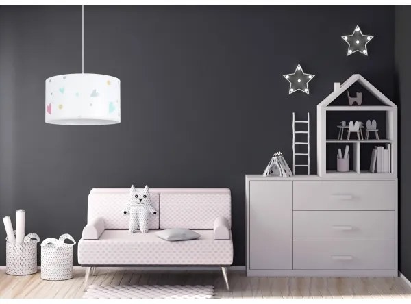 Lampadario per bambini DRUKI 1xE27/60W/230V