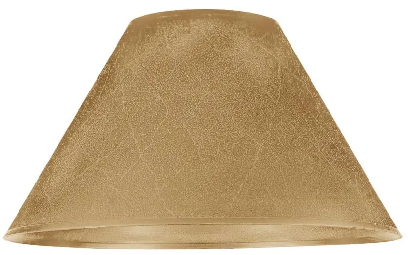 Paralume di ricambio per lampada da tavolo E14 21x11 cm oro