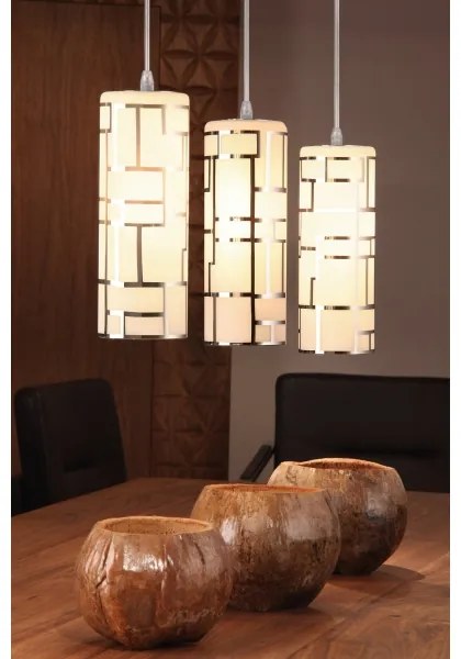 Eglo 92563 - Lampada a sospensione BAYMAN 3xE27/60W/230V