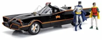 Playset Batman Batmóvil 1966 Classic 3 Pezzi Luce 17 cm