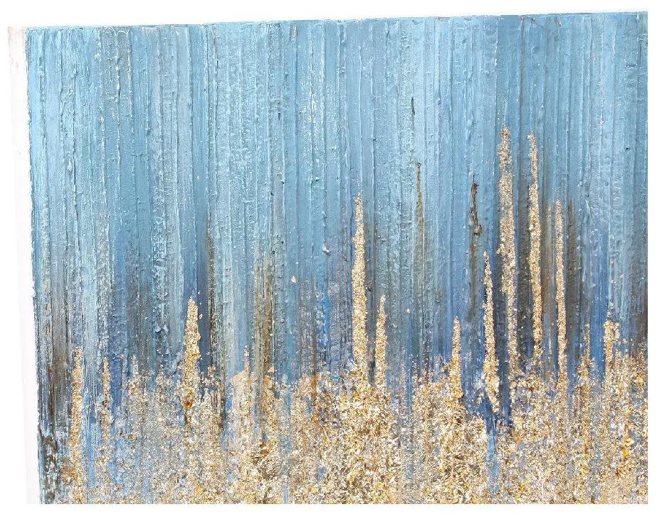 Quadro DKD Home Decor Rain Abstract (2 pezzi) (150 x 4 x 70 cm)