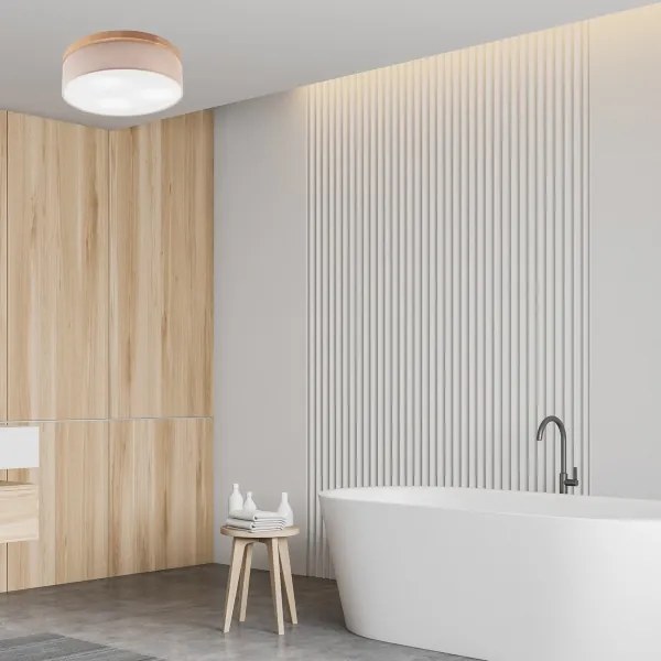 Brilagi - LED Plafoniera BELLADONNA 3xE27/15W/230V beige/quercia