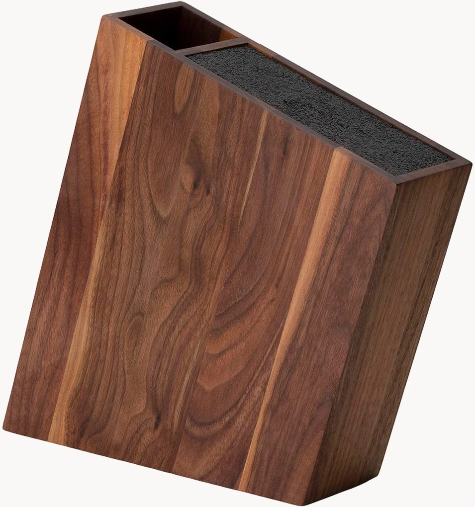 Portacoltelli in legno di noce Continenta