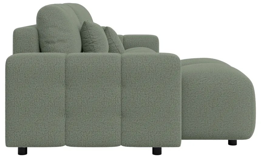 Divano angolare verde chiaro allungabile (con composizione variabile) Luki – Ropez