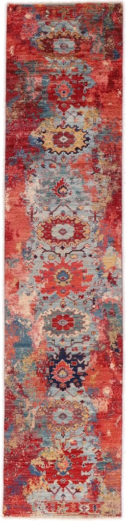 Mamluk Tappeto orientale 80x350 (Afghanistan) Annodato A Mano