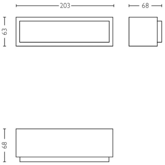 Philips - Applique a LED da esterno STRATOSPHERE LED/3,8W/230V 4000K IP44