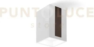 Thera lampada da soffitto 1 luce attacco gu10 in gesso bianco con r...