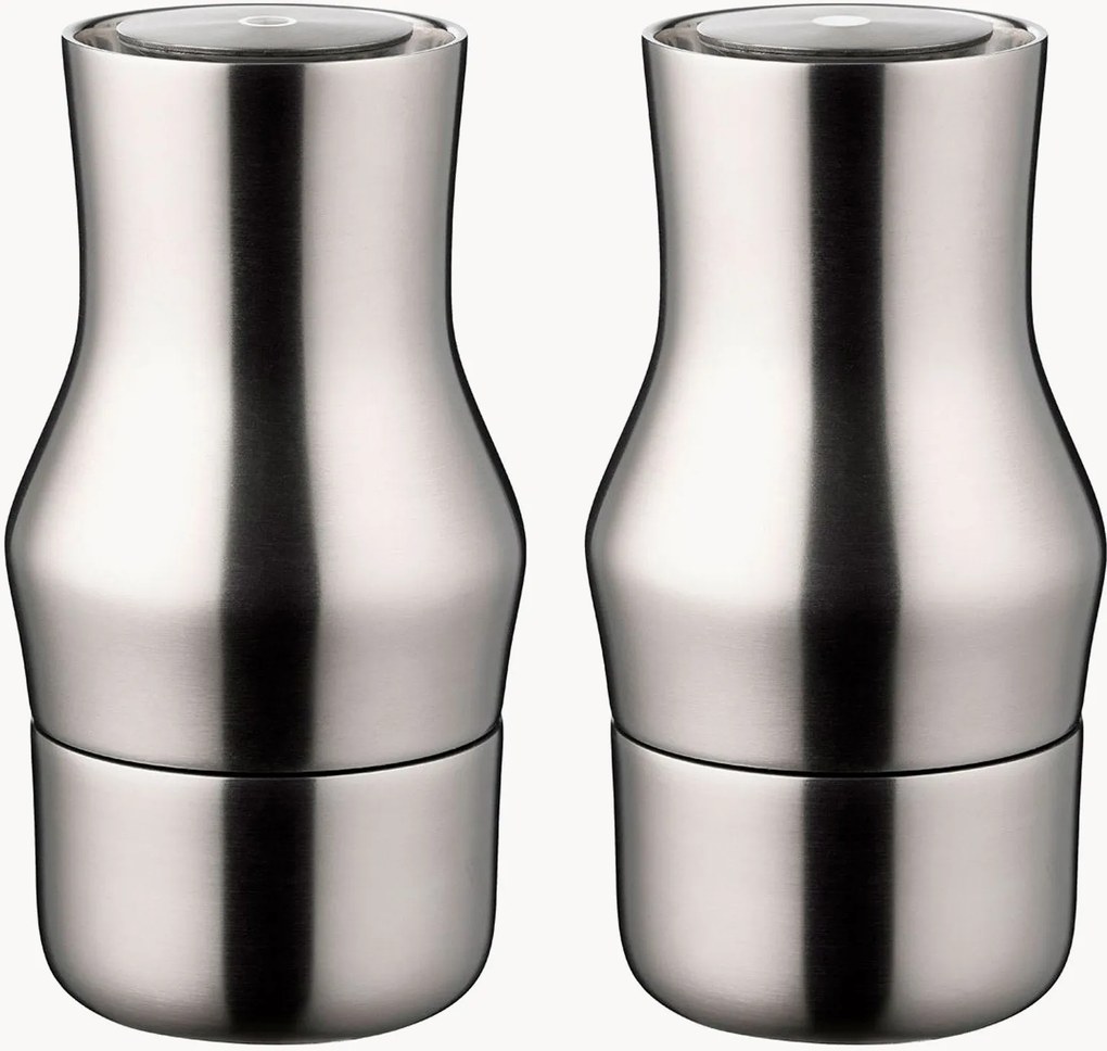 Set saliera e pepiera in acciaio inossidabile Dorotea 2 pz