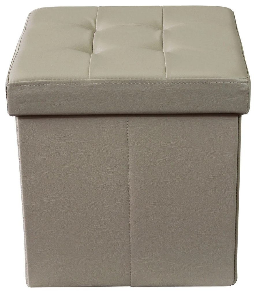 ZARA - pouf quadrato in ecopelle