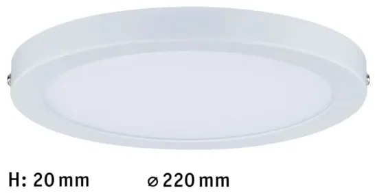 Paulmann 70868 - LED/18,5W Pannello dimmerabile ATRIA 230V 2700K bianco