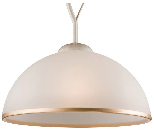 Brilagi - Lampadario a sospensione con supporto rigido LED ANTICO 1xE27/60W/230V bianco patinato