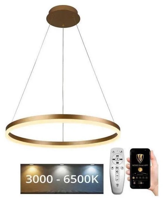 Brilagi - Lampadario a sospensione con filo LED dimmerabile CIRCLE LED/42W/230V 3000-6500K + +TC