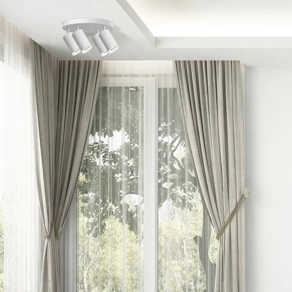 Luce Spot da bagno TURYN 4xGU10/10W/230V IP44 bianco