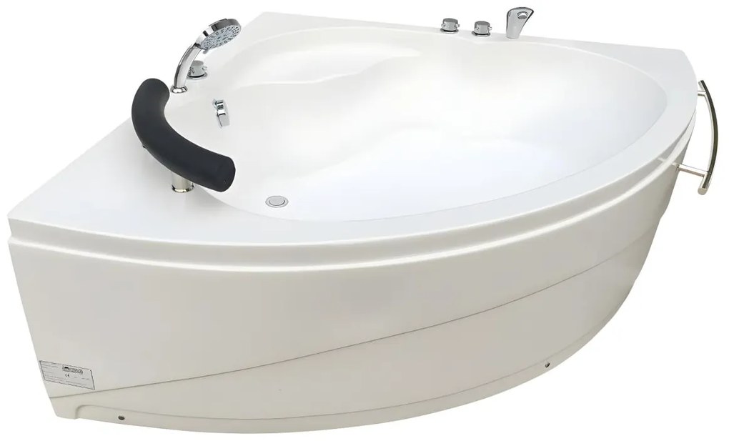 Vasca angolare con rubinetto - 135 x 135 x H54 cm - 263L - NAVONA