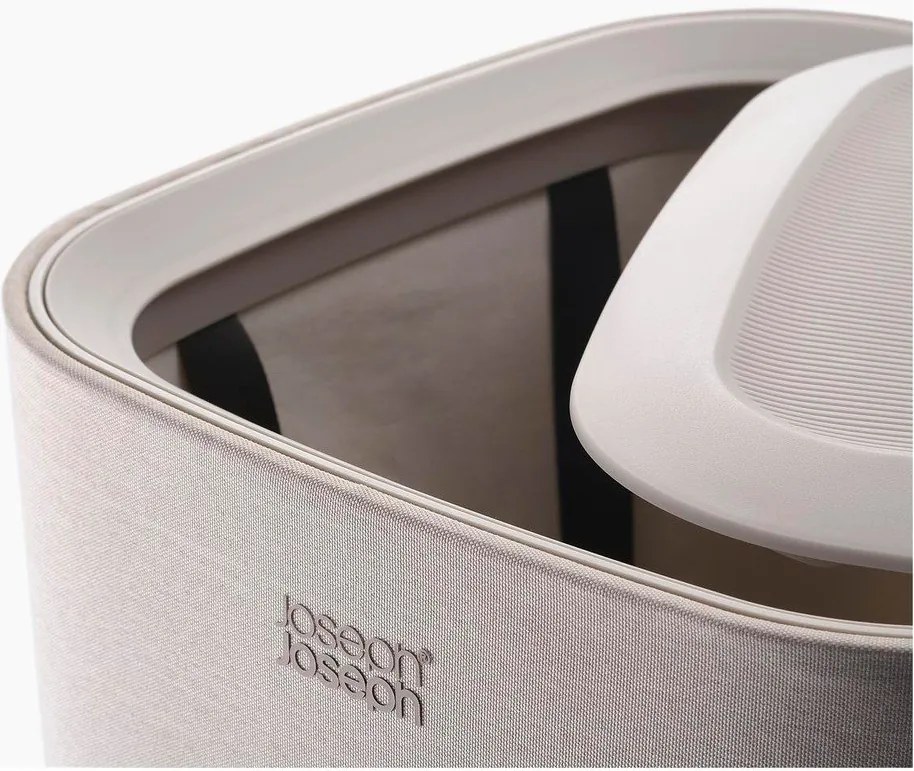 Cesta per il bucato beige in tessuto 60 l Tota One – Joseph Joseph