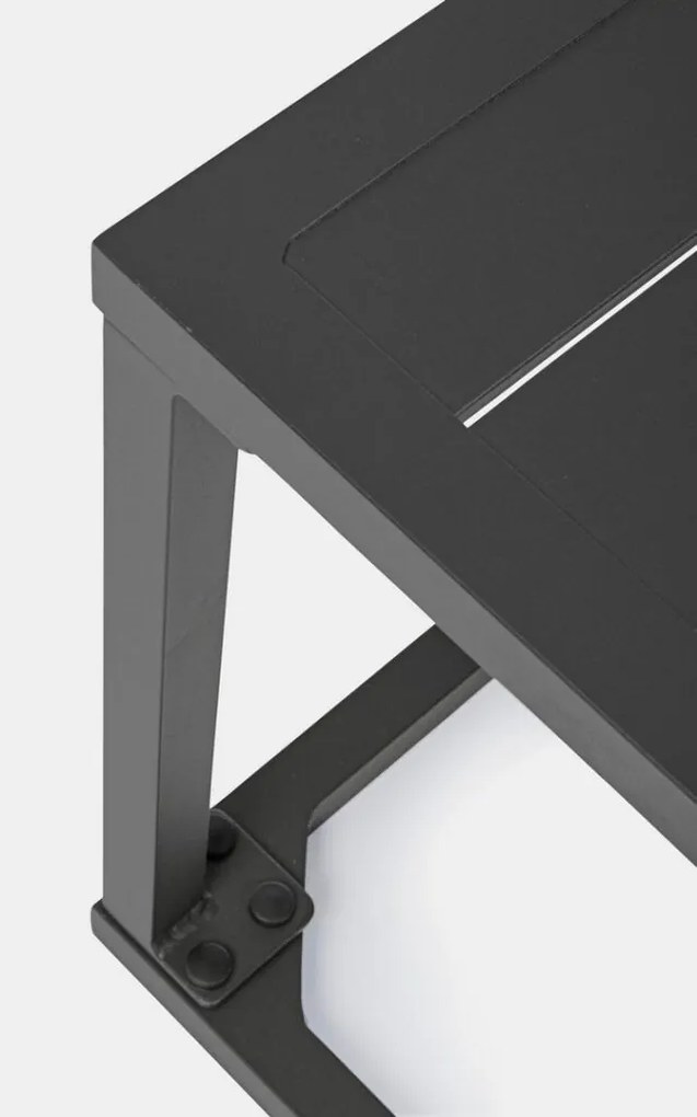Tavolino HILDE antracite 40×40 cm