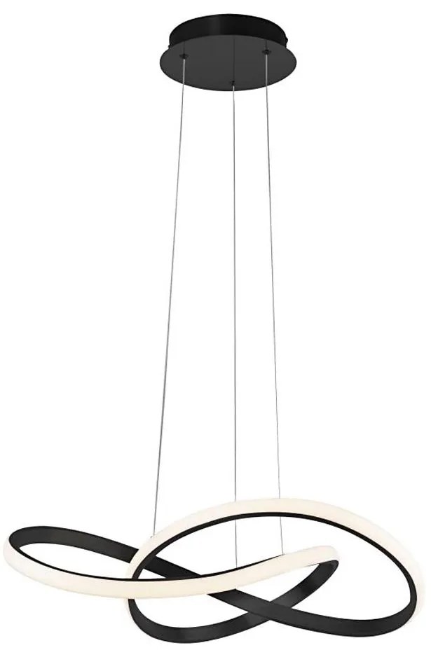 Leuchten Direkt 15402-18-LED Lampadario dimmerabile su filo MARIA LED/25W/230V nero