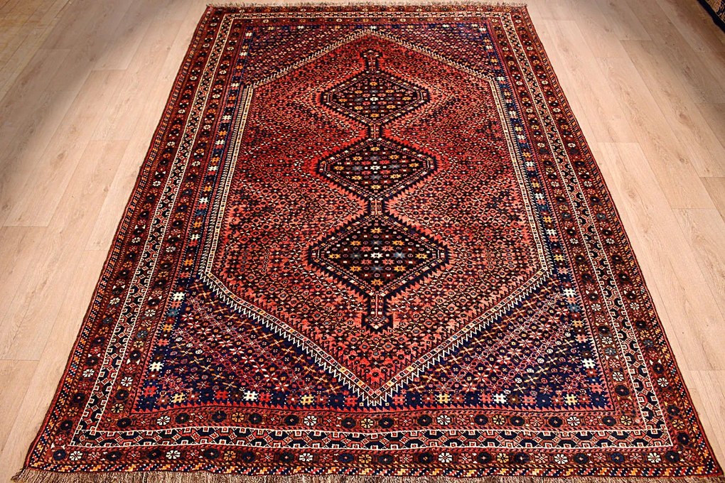 Gashghai Tappeto 290x200 (Iran) Annodato A Mano