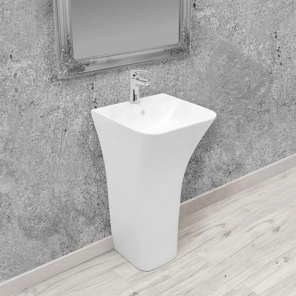 Lavabo monolitico Rea Ada Slim