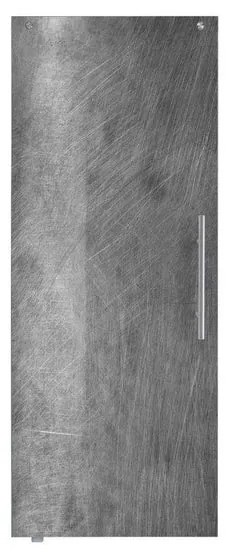 Anta per porta scorrevole Graffi in vetro grigio L 88 x H 215 cm sp.10 mm sinistra