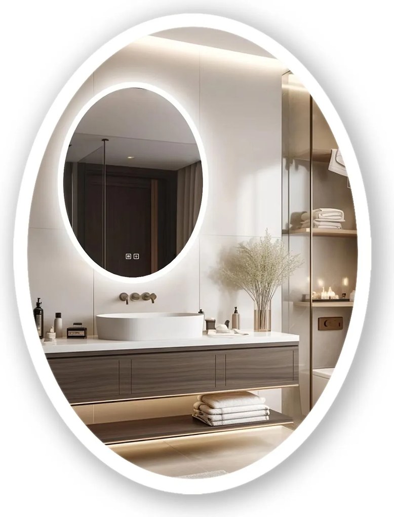 Specchio LED 60x80cm WWA