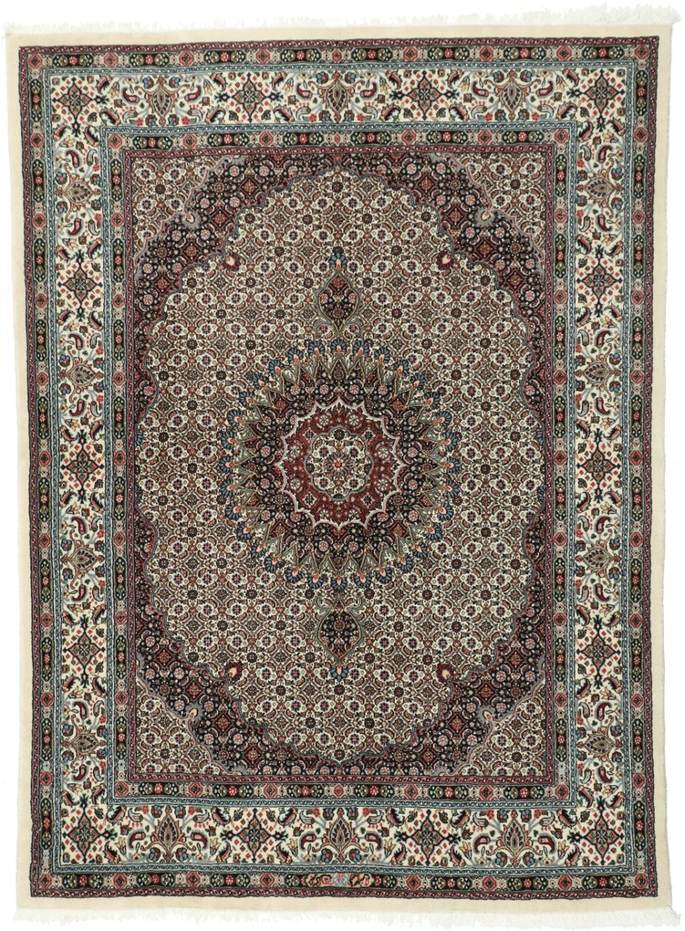 Moud Tappeto 150x200 (Iran) Annodato A Mano