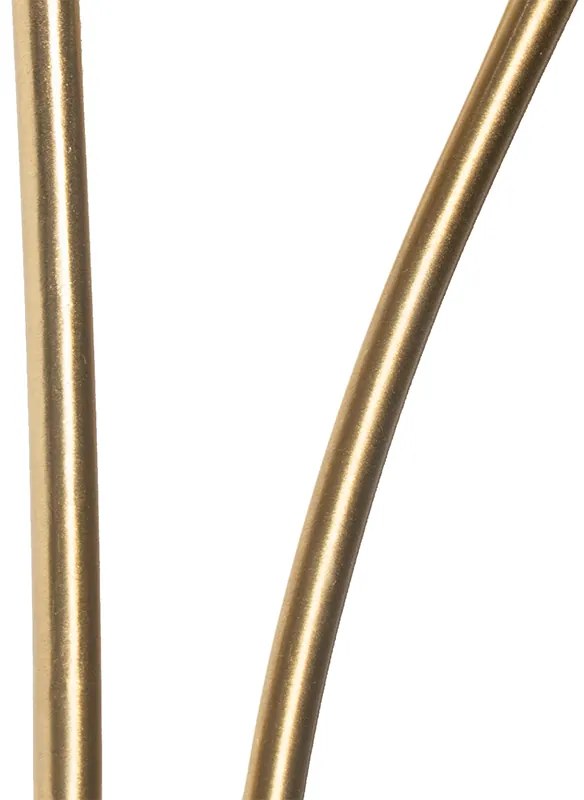 Applique moderna oro 2 luci con vetro fumé - ATHENAS