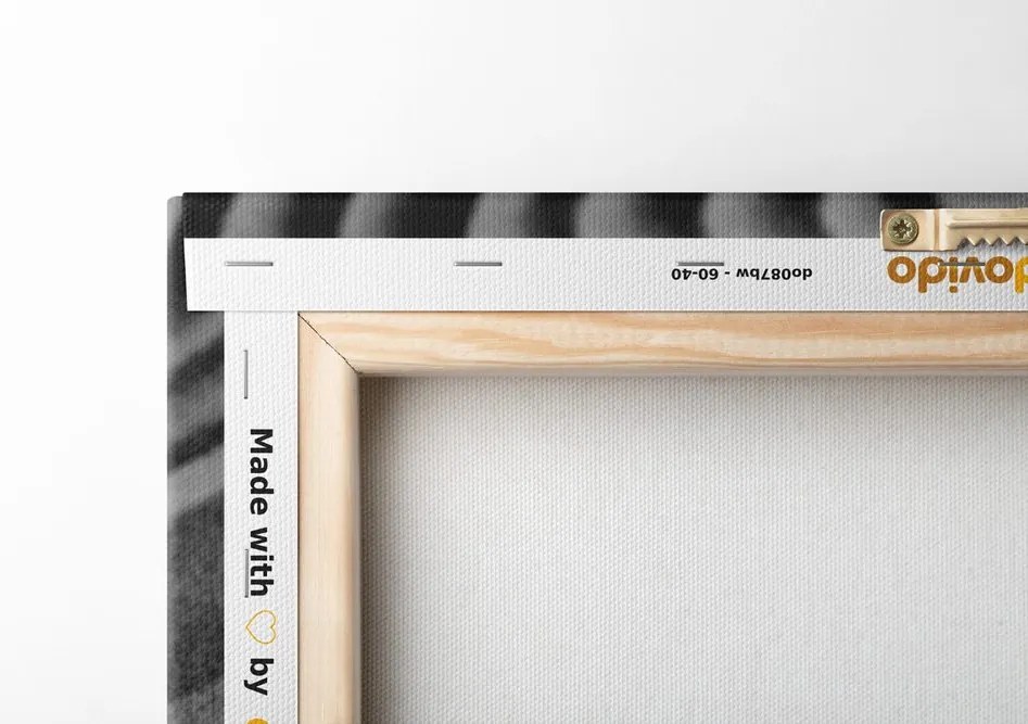 Quadro su tela – Pietre Yin e Yang in bianco e nero