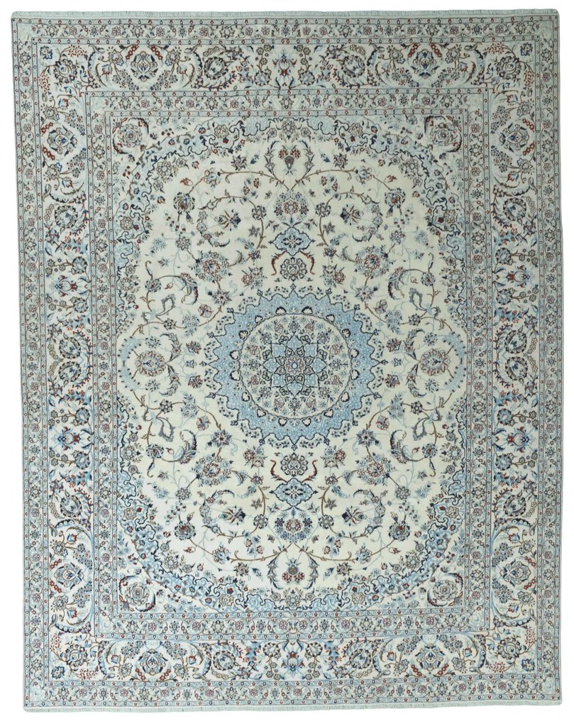 Nain Tappeto 300 x 380 Beige (Iran) Annodato A Mano