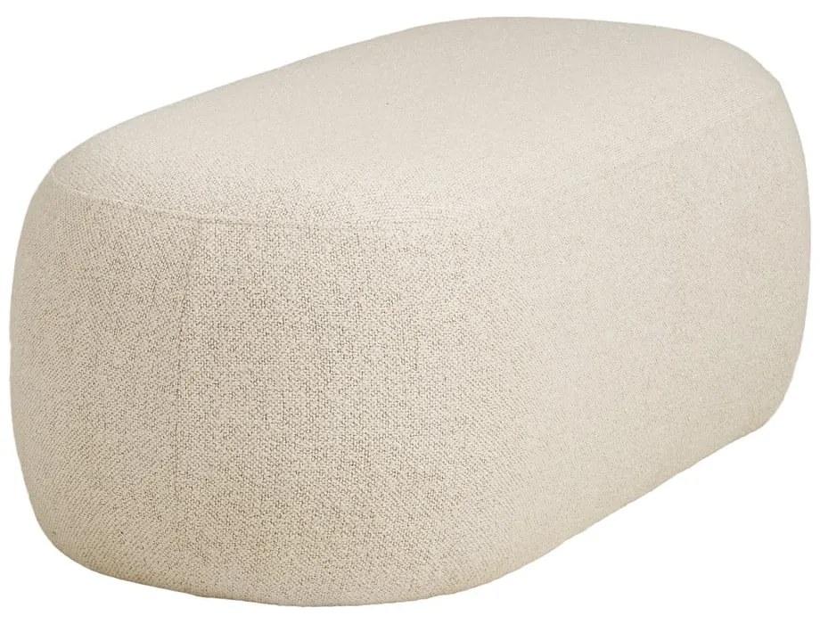 Panchina beige con rivestimento in bouclé Blossomville – House Nordic