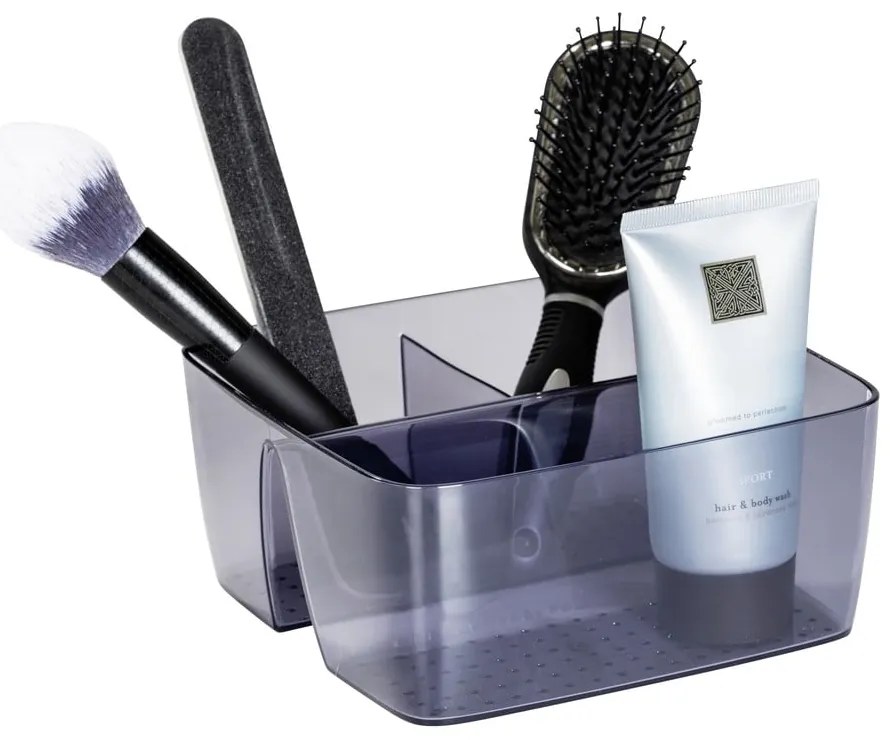 Organizzatore grigio per il bagno in plastica riciclata San Diego - Wenko