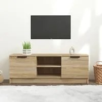 Mobile Porta TV Rovere Sonoma 102x35x36,5 cm Legno Multistrato 811514