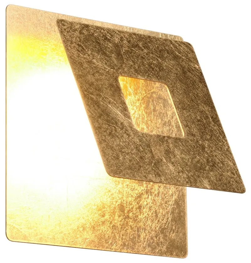 Lampada da parete a LED di colore oro Leano - Trio