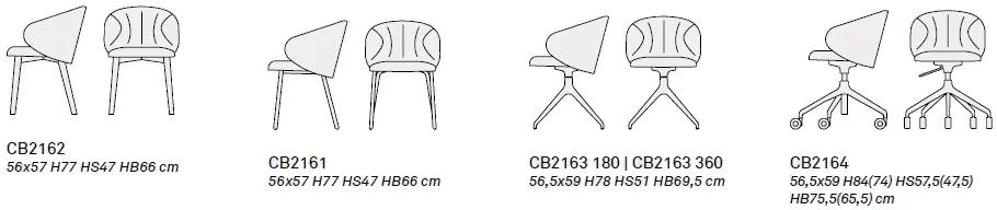 Connubia sedia tuka soft cb2161