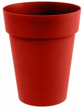 Vaso EDA Rosso polipropilene 44 x 44 x 53 cm