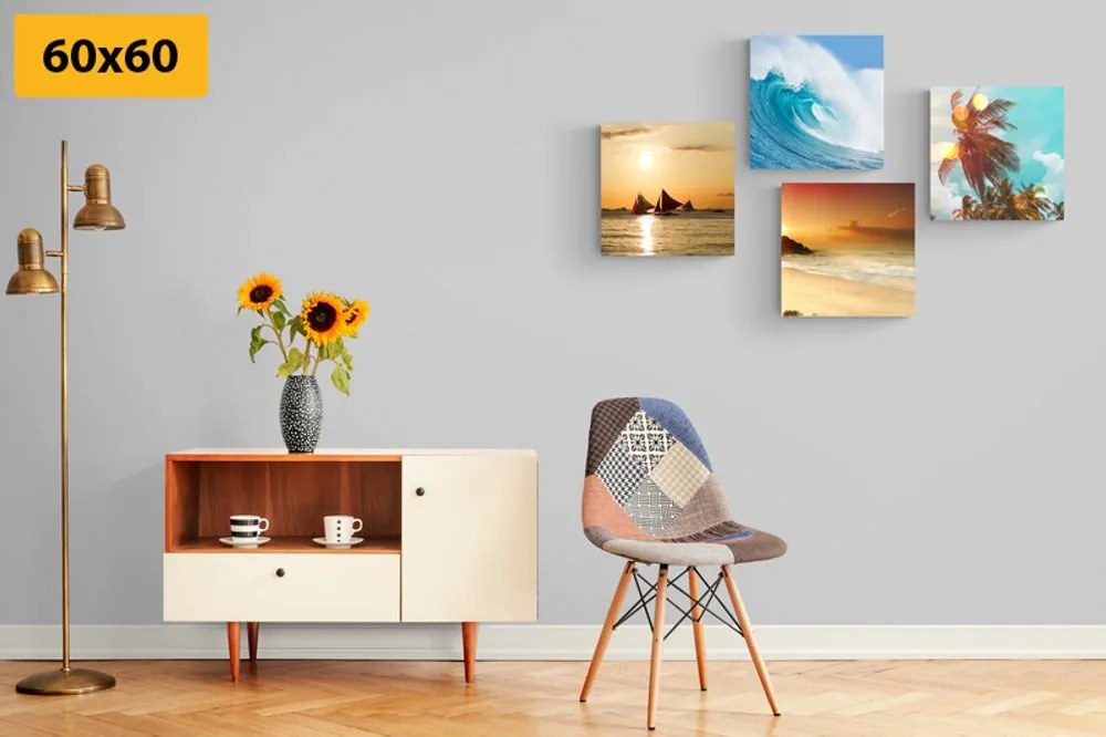Set di quadri – Vita al mare