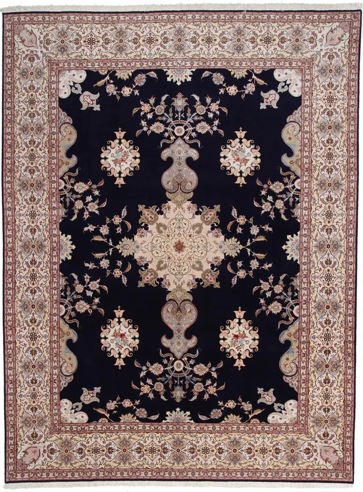 Tabriz Tappeto 400 x 300 Beige (Iran) Annodato A Mano