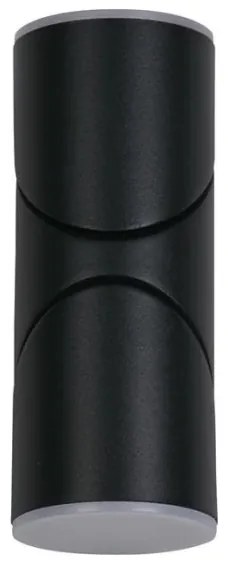 Searchlight 36180BK - Lampada da parete a LED per esterni SOHO 2xLED/6W/230V IP44