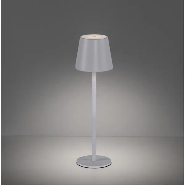 Leuchten Direkt 19250-16-LED Lampada ricaricabile da esterno EURIA LED/3W/5V IP54 bianco